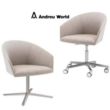 Silla Brandy Andreu World Contract base central