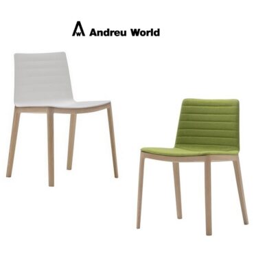 Silla Flex Chair Andreu World Contract madera