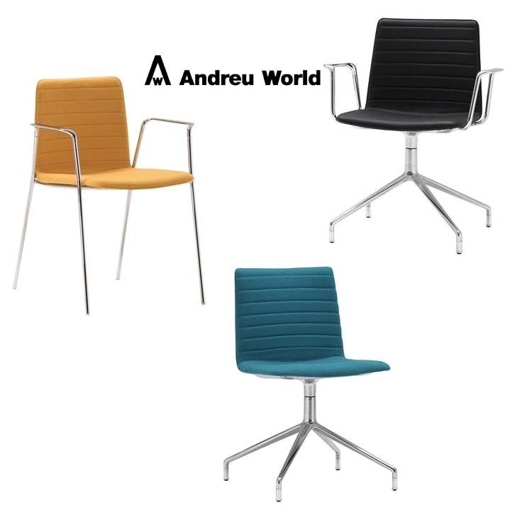 Flex High Back chairs SO1610 designed by Piergiorgio Cazzaniga - Andreu  World